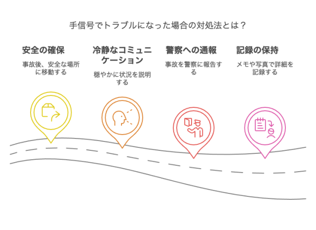 手信号でトラブルになった場合の対処法とは?