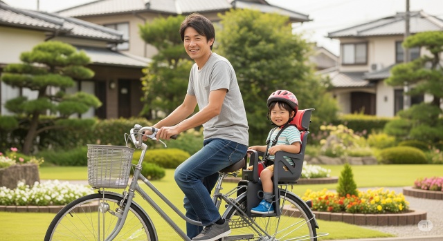 自転車の二人乗りは子供だと大丈夫なの?