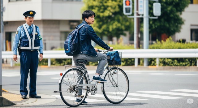 自転車の信号無視を警察に見られた場合どうなる？