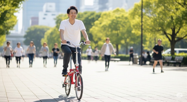 折りたたみ自転車で通勤するのは苦じゃない?