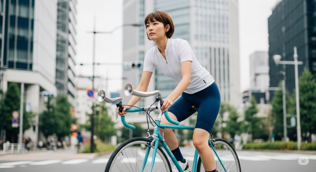 クロスバイクのブルホーンはダサいを回避できる…