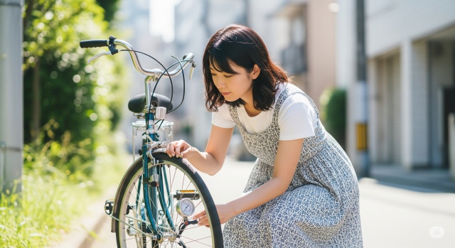 自転車の空気圧:ママチャリkpa管理の注意点