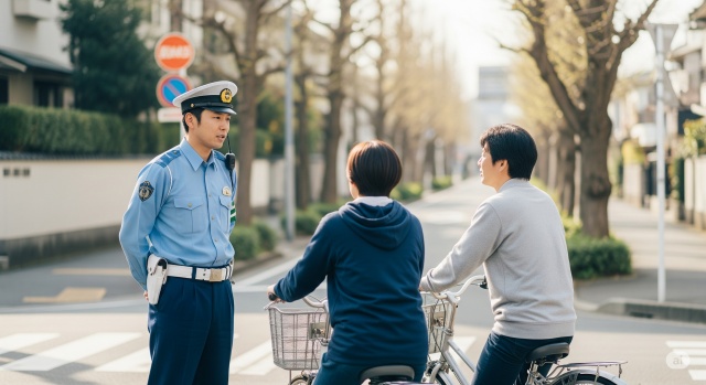 自転車の二人乗りが注意だけなら罰金はなし?