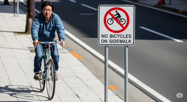 自転車で歩道通行禁止はいつから?