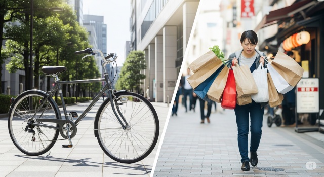 ママチャリのカゴを外すメリットデメリット