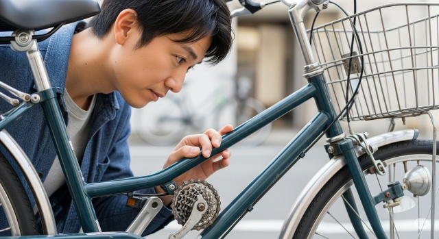 ママチャリのギア比を計算する方法