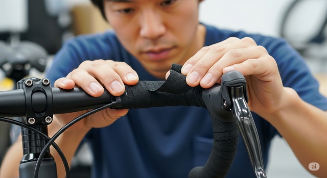 エンドバーのバーテープ巻き方のポイント