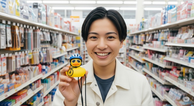 自転車に付けるアヒルは100均でも購入可能?