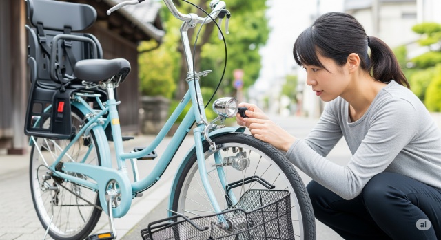 ママチャリのカゴを外す際の注意点