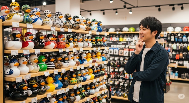 自転車に付けるアヒルはどこに売ってる…販売店情報