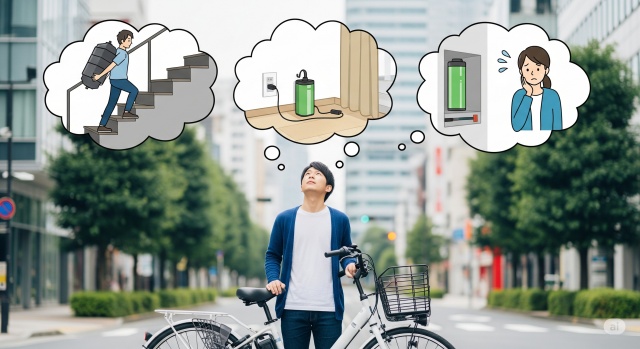 電動自転車バッテリーを毎回外す際の具体的な疑問