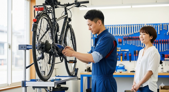 電動自転車のタイヤ交換を業者に依頼するメリット