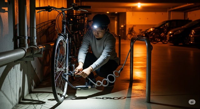マンションで自転車が盗まれないようにする対策
