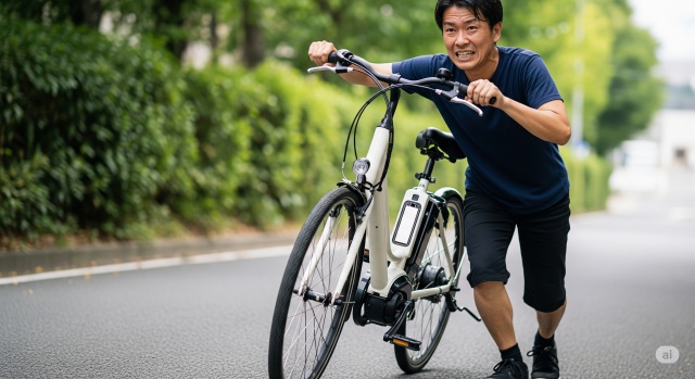 電動自転車はバッテリーを外したままでも走行可能?