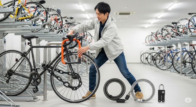 自転車を盗まれないおすすめの鍵の種類とは