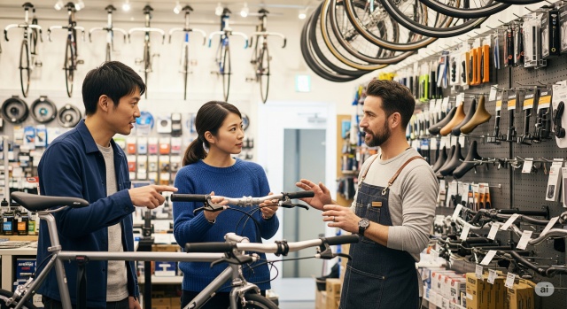 クロスバイクのドロップハンドル化でおすすめの店舗