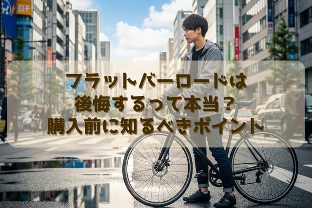フラットバーロードは後悔するって本当？購入前に知るべきポイント