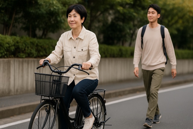 自転車の速度は徒歩の何倍なのか？
