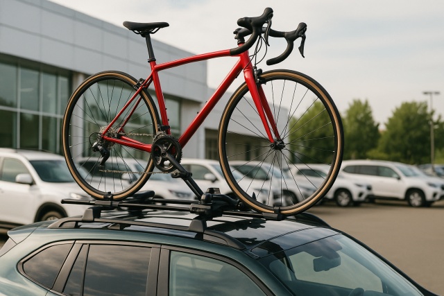 ロードバイクの車載は横置きの方が良い？