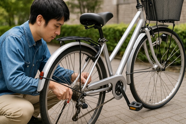 タイヤ交換する際に準備するものと後輪の外し方