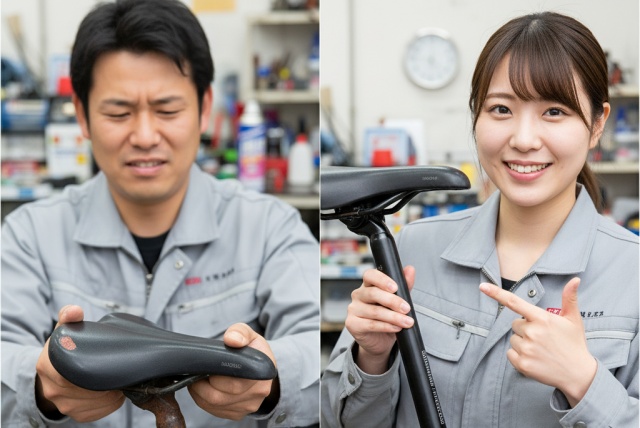 自転車のサドルが上げられない原因とは？