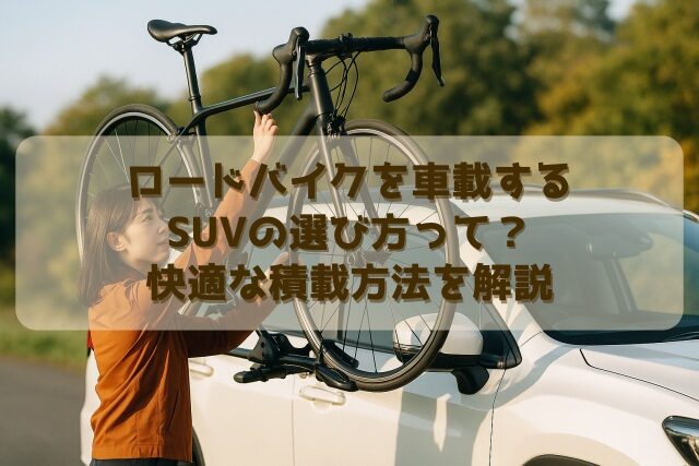 ロードバイクを車載するSUVの選び方って？快適な積載方法を解説