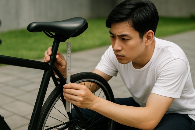 サドル高の測り方はどの自転車も一緒?