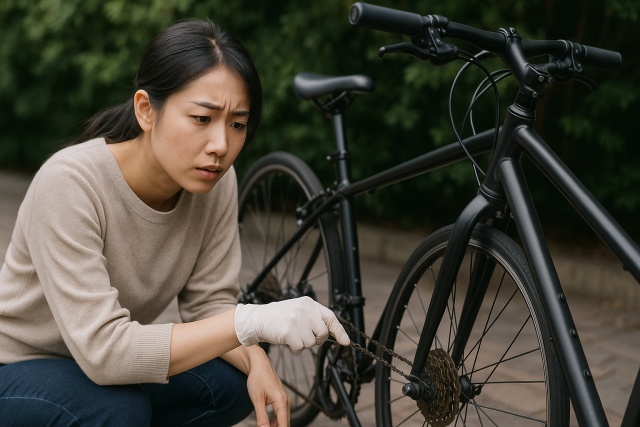 頻繁にクロスバイクのチェーンが外れた時の対策