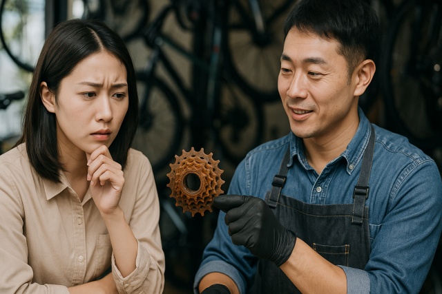 自転車チェーンのサビ取り料金はどのくらい?