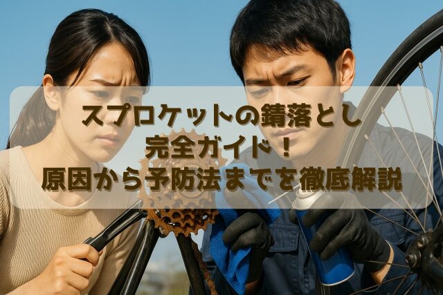スプロケットの錆落とし完全ガイド！原因から予防法までを徹底解説