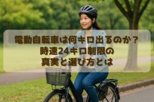 電動自転車は何キロ出るのか?時速24キロ制限の真実と選び方とは