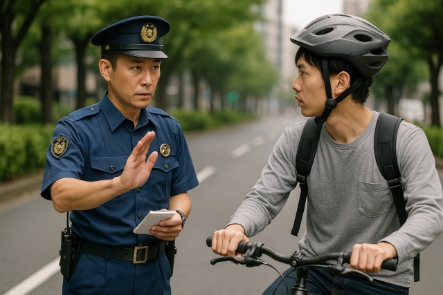 なぜ注意…？「逆走は重大な違反です」