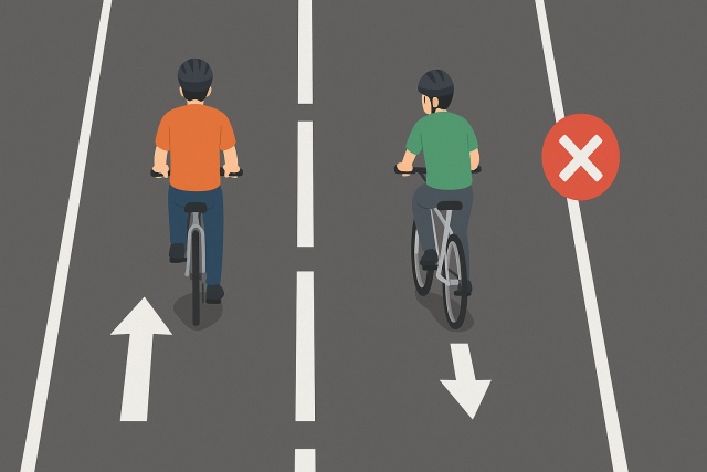並走禁止とヘルメット着用