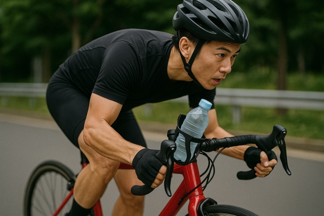 ロードバイクでのボトル落下対策