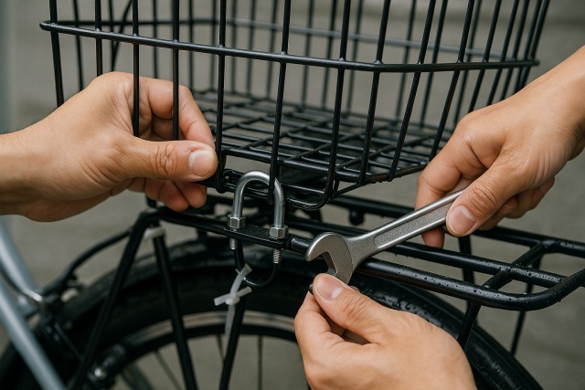 DIYカゴの安全な取り付け方