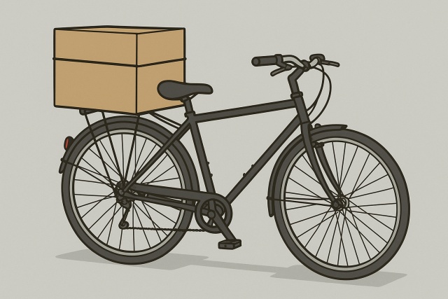 荷物を結ぶ前の安全走行3原則