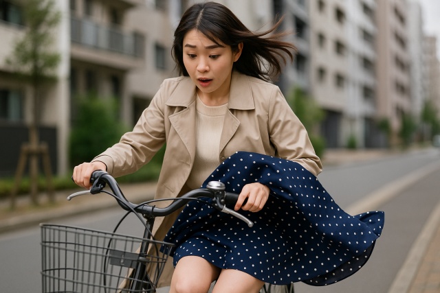 自転車スカート巻き込み防止、100均からの最適解