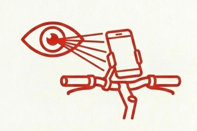 走行中の画面注視や手に持つ運転は警察の取締対象