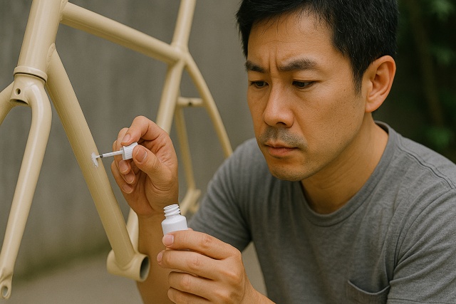 塗装が剥げた時のリタッチや修正の方法