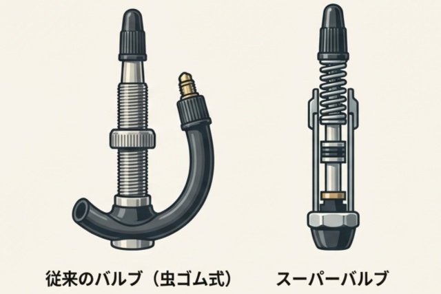 虫ゴムを新品やスーパーバルブへ交換