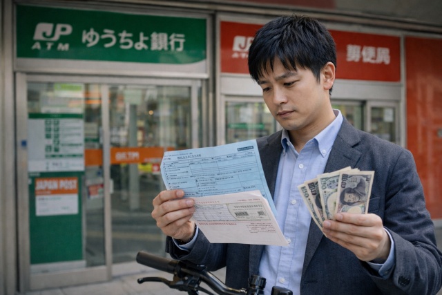 自転車の反則金と納付書の支払い期限に注意