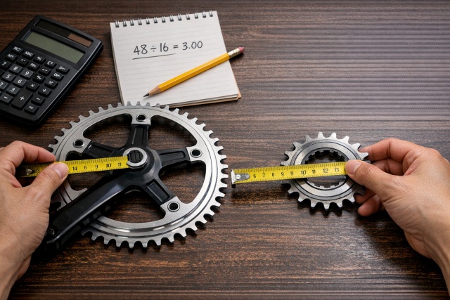 ギア比の計算方法と走行感への影響