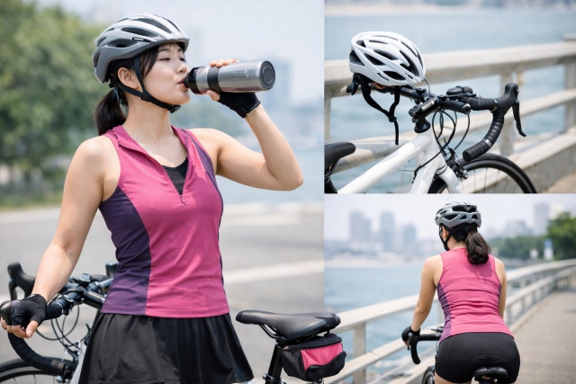 レディース特有の悩みを解決する夏のサイクリングの服装