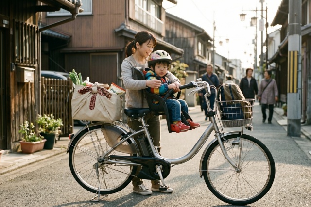 ママチャリや子供乗せ自転車で後付けが必要な理由