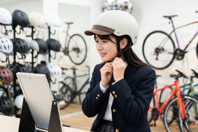 安全な通学に欠かせないヘルメットと保険