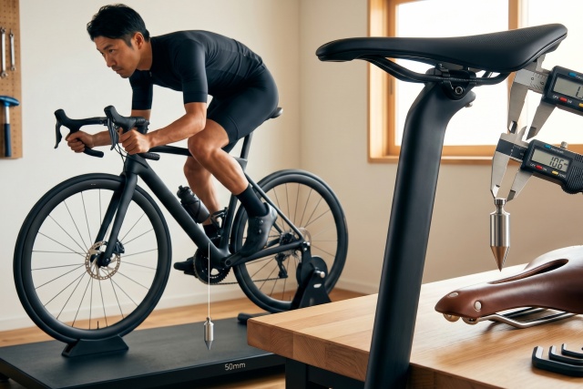 サドルの前後位置の限界を見極める
