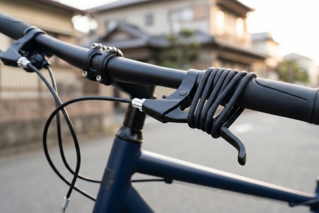 ブレーキストッパーによる転倒防止策