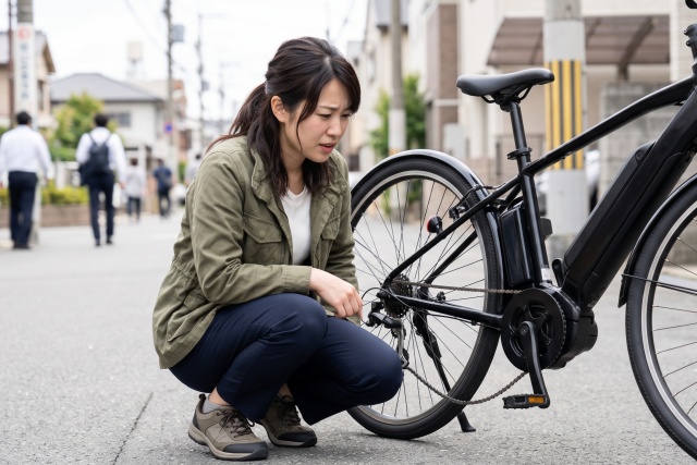 危険なNG行動と安全なチェーン外れの直し方