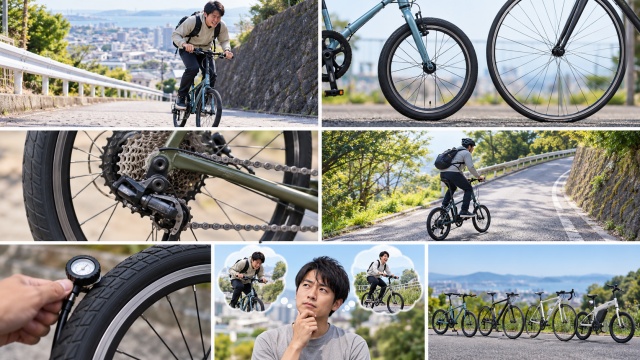 20インチの小径車は坂道に弱い？