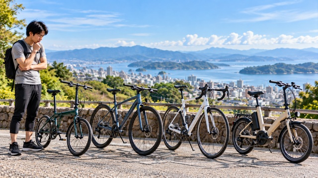 クロスバイクやロードとの坂道性能比較